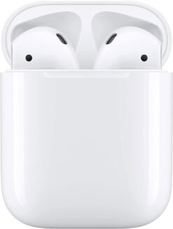 Apple AirPods (2nd Generation) Wireless Earbuds with Lightning Charging Case Included. Over 24 Hours of Battery Life. Effortless Setup. Bluetooth Headphones for iPhone