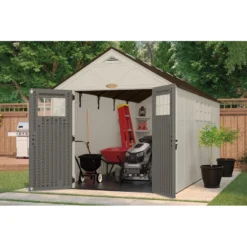 Tremont Outdoor 8’W x 16’D Plastic Storage Shed