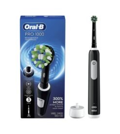 Oral-B Pro 1000 Rechargeable Electric Toothbrush. Black