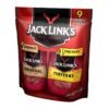 Jack Link-s Beef Jerky Variety Pack Includes Original and Teriyaki Flavors. On the Go Snacks. 13g of Protein Per Serving. 9 Count of 1.25 Oz Bags