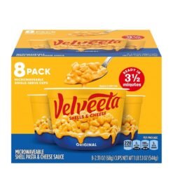 Velveeta Original Microwavable Shells & Cheese Cups 2.39 Ounce (Pack of 8)