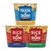 PASTA RONI Quaker Rice a Roni Cups Individual Cup. 3-Flavor Variety Pack. 2.25 Oz. 12 count (Pack of 1)